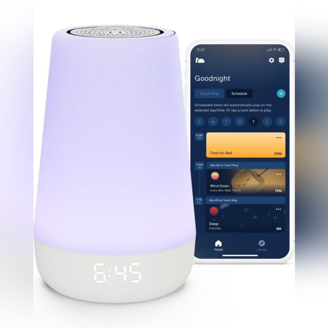 Hatch Rest Baby Sound Machine, Night Light 2nd Gen Sleep Trainer, Time-To-Rise